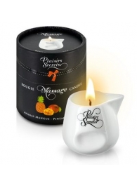 Массажная свеча с ароматом манго и ананаса Bougie de Massage Ananas Mangue - 80 мл. - Plaisir Secret - купить с доставкой в Златоусте