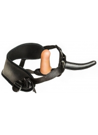 Женский страпон с вагинальной пробкой Woman Strap - 12 см. - LOVETOY (А-Полимер) - купить с доставкой в Златоусте