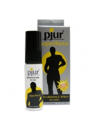 Пролонгирующий мужской спрей pjur SUPERHERO spray - 20 мл. - Pjur - купить с доставкой в Златоусте