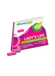 Возбуждающие капсулы Ladys Life - 14 капсул (0,35 гр.) - SuperCaps - купить с доставкой в Златоусте