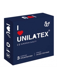 Ультрапрочные презервативы Unilatex Extra Strong - 3 шт. - Unilatex - купить с доставкой в Златоусте
