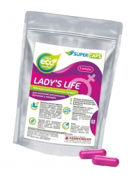 Возбуждающие капсулы Ladys Life - 2 капсулы (0,35 гр.) - SuperCaps - купить с доставкой в Златоусте