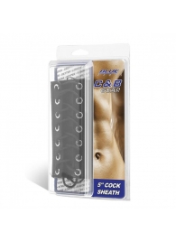 Сбруя на член на шнуровке 5  Cock Sheath - BlueLine - купить с доставкой в Златоусте
