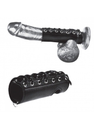 Сбруя на член на шнуровке 5  Cock Sheath - BlueLine - купить с доставкой в Златоусте