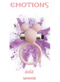 Розовое эрекционное виброколечко Emotions Minnie Light pink - Lola Games - в Златоусте купить с доставкой