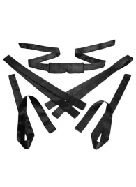 Бондажный набор из сатиновых лент Bordeaux 5 Piece Satin Bondage Set - XR Brands - купить с доставкой в Златоусте