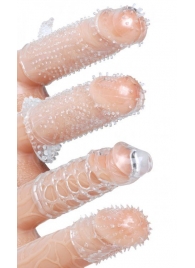Набор из 4 насадок на член Pleasured Penis Enhancement Sleeve 4 Pack - XR Brands - в Златоусте купить с доставкой