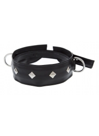 Полиуретановый ошейник с пуклями и D-кольцами Collar with Studs - Blush Novelties - купить с доставкой в Златоусте