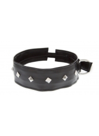 Полиуретановый ошейник с пуклями Collar with Studs - Blush Novelties - купить с доставкой в Златоусте