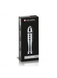 Ребристый фаллоимитатор для электростимуляции Funky Fella Rill Dildo - 13 см. - MyStim - купить с доставкой в Златоусте