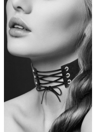 Оригинальный ошейник-чокер со шнуровкой - Bijoux Pour Toi - купить с доставкой в Златоусте