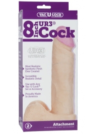 Ультрареалистичная насадка для трусиков Vac-U-Lock 8  ULTRASKYN Cock - 20,57 см. - Doc Johnson - купить с доставкой в Златоусте