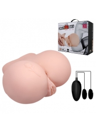 Вагина и анус с вибрацией CrazyBull Vagina and Ass - Baile - в Златоусте купить с доставкой