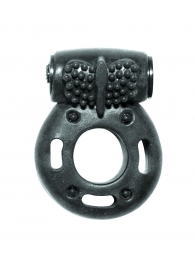 Черное эрекционное кольцо с вибрацией Rings Axle-pin - Lola Games - в Златоусте купить с доставкой