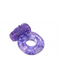 Фиолетовое эрекционное кольцо с вибрацией Rings Axle-pin - Lola Games - в Златоусте купить с доставкой