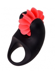 Чёрно-красное эрекционное виброкольцо Erotist - Erotist Adult Toys - в Златоусте купить с доставкой