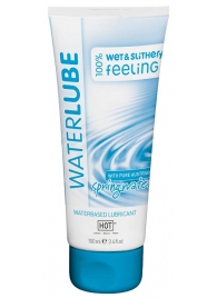 Лубрикант на основе чистой родниковой воды WaterLube - 100 мл. - HOT - купить с доставкой в Златоусте