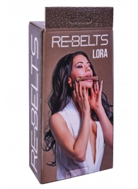 Кляп-трензель Lora с металлическими кольцами - Rebelts - купить с доставкой в Златоусте