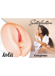 Мастурбатор с 2 тоннелями Satisfaction Gorgeous - Lola Games - в Златоусте купить с доставкой