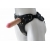 Черный пояс-трусики с двумя насадками Soft-Dolli - 16,5 и 10,5 см. - LOVETOY (А-Полимер) - купить с доставкой в Златоусте