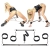 Комплект наручников и наножников с распорками Spread  em Bar and Cuff Set - Pipedream - купить с доставкой в Златоусте