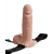 Телесный перезаряжаемый вибрострапон 7  Hollow Rechargeable Strap-on with Balls - 20,3 см. - Pipedream - купить с доставкой в Златоусте