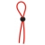 Красное эрекционное лассо с одной бусиной-утяжкой STRETCHY THIN LASSO - Dream Toys - в Златоусте купить с доставкой