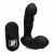 Черный стимулятор простаты Alpha-Pro 7X P-Milker Silicone Prostate Stimulator with Milking Bead - XR Brands - в Златоусте купить с доставкой