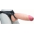 Телесный реалистичный фаллоимитатор на черных трусиках Real Big Strap-On - 34,5 см. - LOVETOY (А-Полимер) - купить с доставкой в Златоусте