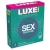 Ребристые презервативы LUXE Royal Sex Machine - 3 шт. - Luxe - купить с доставкой в Златоусте
