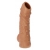 Телесная насадка с пупырышками и открытой головкой Nude Sleeve M - 12 см. - KOKOS - в Златоусте купить с доставкой