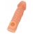 Телесная закрытая насадка с шершавой головкой Cock Sleeve Size M - 15,6 см. - KOKOS - в Златоусте купить с доставкой