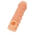 Телесная закрытая насадка с пучками шишечек Cock Sleeve Size M - 15,6 см. - KOKOS - в Златоусте купить с доставкой