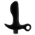 Черный анальный вибратор Silicone Vibrating Prostate Massager 01 - 10,8 см. - Blush Novelties - в Златоусте купить с доставкой