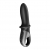 Черный анальный вибратор Hot Passion с функцией нагрева - Satisfyer - в Златоусте купить с доставкой