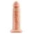 Телесный реалистичный фаллоимитатор с полостью Silicone Hollow Extension - 20 см. - Pipedream - купить с доставкой в Златоусте