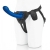 Синяя насадка Remote Control P-Spot G-Spot с черными трусиками - 20 см. - Pegasus - купить с доставкой в Златоусте
