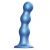 Голубая насадка Strap-On-Me Dildo Plug Balls size S - Strap-on-me - купить с доставкой в Златоусте