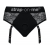 Черные трусики для насадок Diva Lingerie Harness - size S - Strap-on-me - купить с доставкой в Златоусте