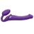 Фиолетовый безремневой вибрострапон Vibrating Bendable Strap-On - size L - Strap-on-me - купить с доставкой в Златоусте