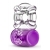 Фиолетовое эрекционное виброкольцо Pleaser Rechargeable C-Ring - Blush Novelties - в Златоусте купить с доставкой