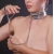 Серебристый ошейник из искусственной кожи - Sitabella - купить с доставкой в Златоусте