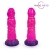 Розовый рельефный фантазийный фаллоимитатор - 20 см. - Bior toys - купить с доставкой в Златоусте