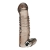 Дымчатая насадка на пенис с вибрацией  Vibrating Penis Enhancing Sleeve Extension - 13,3 см. - BlueLine - в Златоусте купить с доставкой