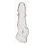Прозрачная насадка для пениса Girthy Penis Enhancing Sleeve Extension - 17,1 см. - BlueLine - в Златоусте купить с доставкой