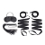 Эротический набор 4PC Bondage Bed Strap   Flogger Kit - Lux Fetish - купить с доставкой в Златоусте