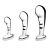 Набор из 3 стальных стимуляторов простаты Stainless Steel P-spot Training Set - b-Vibe - в Златоусте купить с доставкой