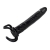 Чёрная насадка-фаллос для двойного проникновения INFLATABLE DILDO SLIM DONG  - 13,5 см. - Toyz4lovers - в Златоусте купить с доставкой