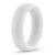 Белое люминесцентное эрекционное кольцо Silicone Glo Cock Ring - Blush Novelties - в Златоусте купить с доставкой