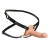 Телесный полый страпон 2  Erection 28X Smooth Vibrating Silicone Penis Sheath - 16 см. - XR Brands - купить с доставкой в Златоусте